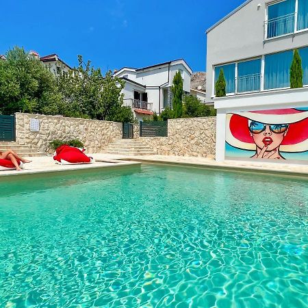 Apartment Baska Mit Poolarea - Krk, Kroatien Baška Exterior foto